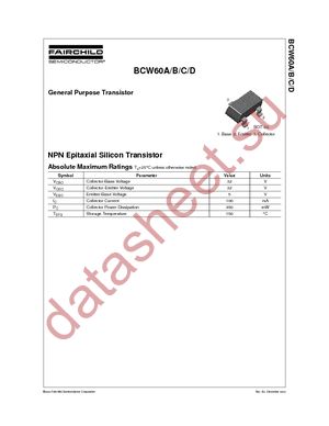 BCW60A datasheet  